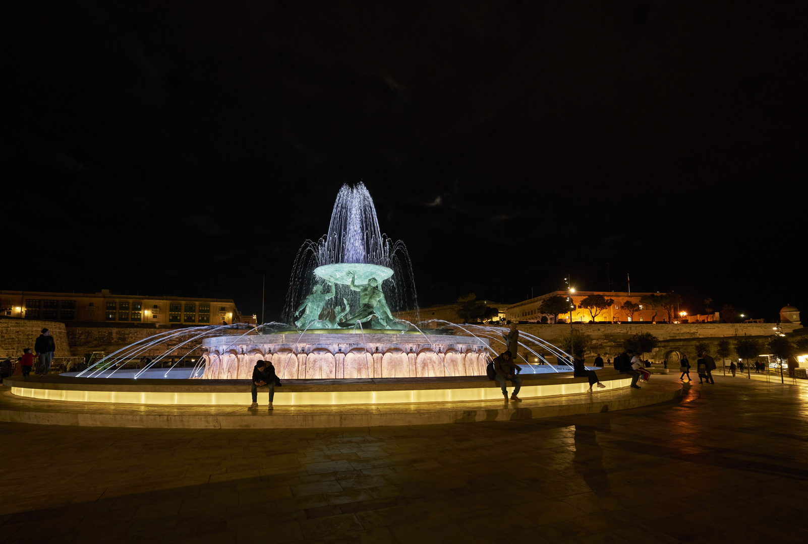 Triton Brunnen in Valletta