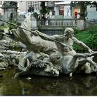 Tritonbrunnen an der Kö in Düsseldorf