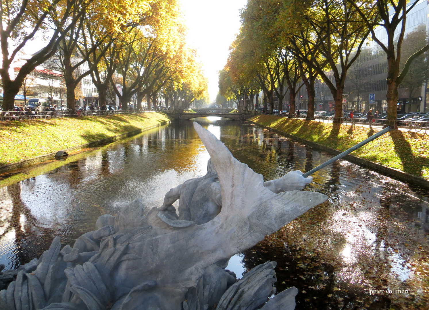 Tritonenbrunnen auf der Kö..