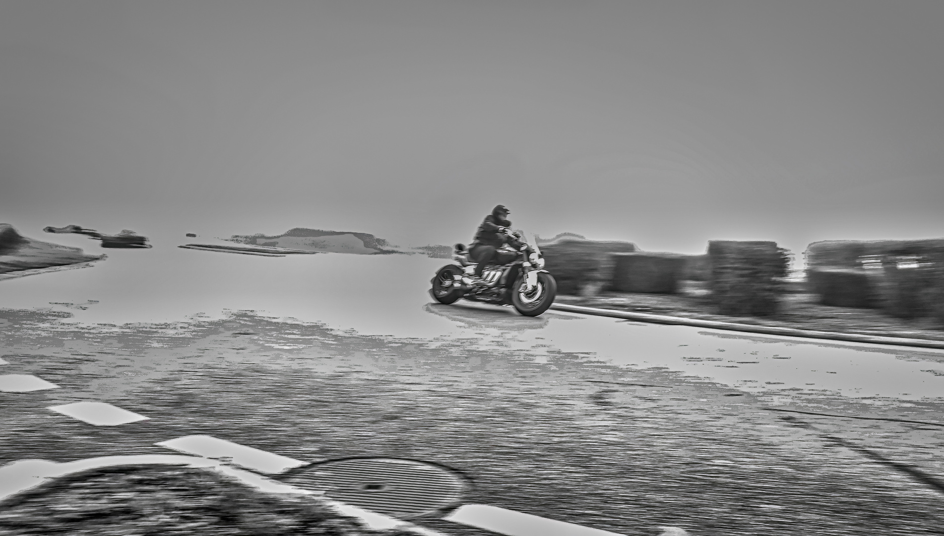 Triumph Rocket III B&W