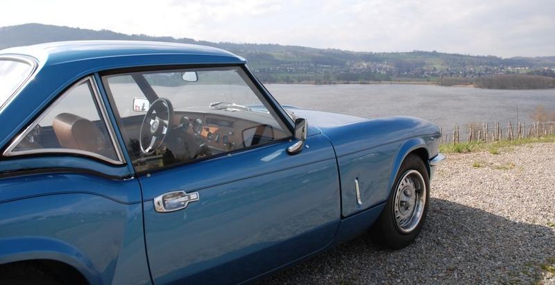 Triumph Spitfire 1500 am Hallwilersee