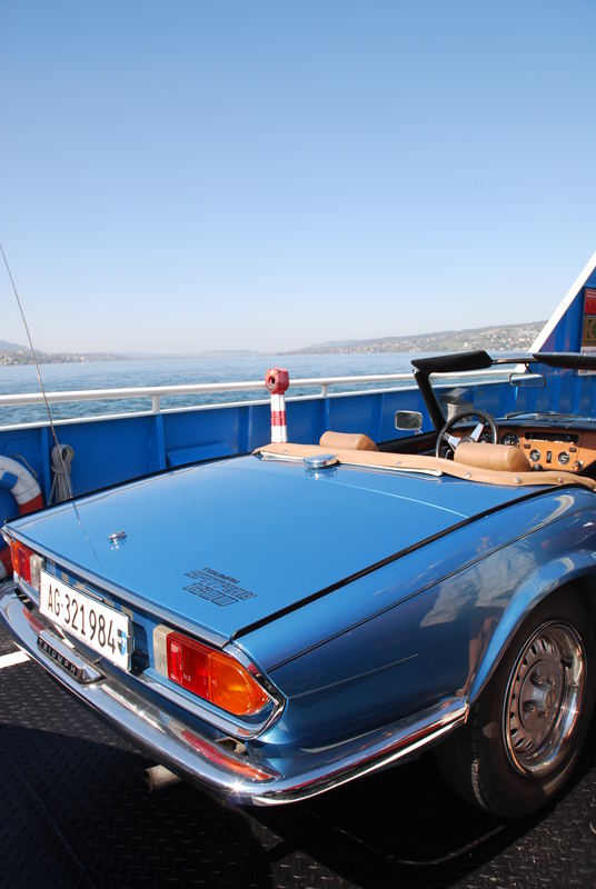 Triumph Spitfire 1500 auf dem Zürichsee