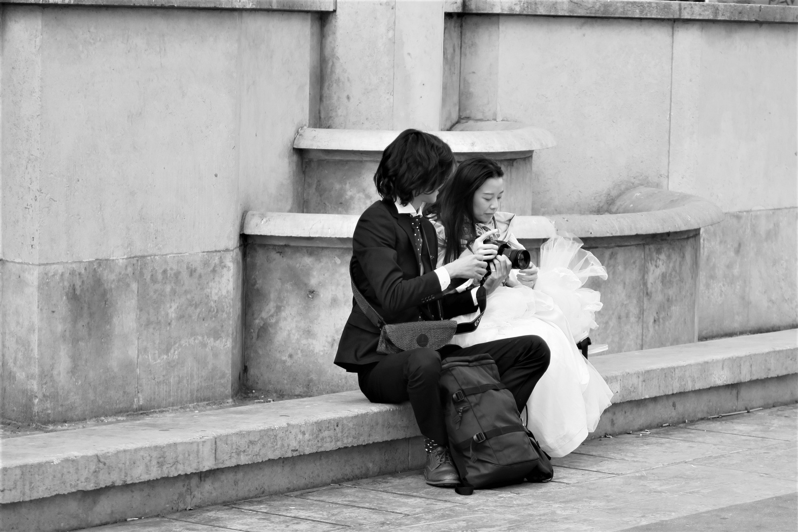 Trocadero- Fotografie verbindet