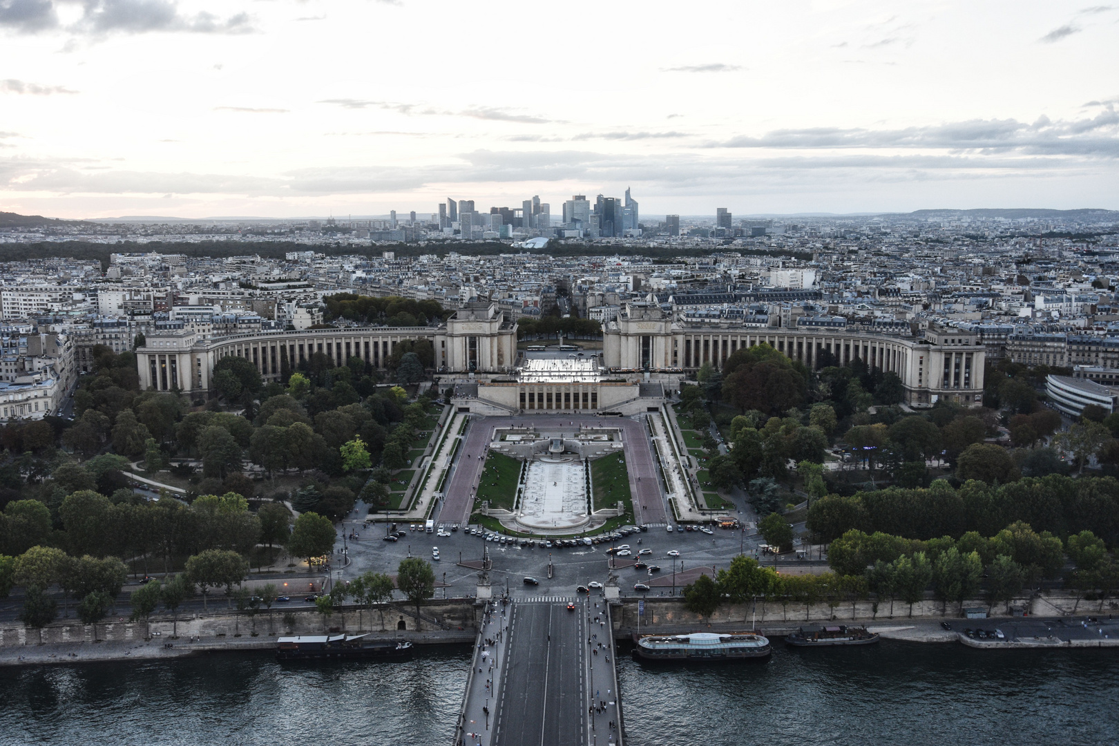 Trocadero vom Eifelturm aus