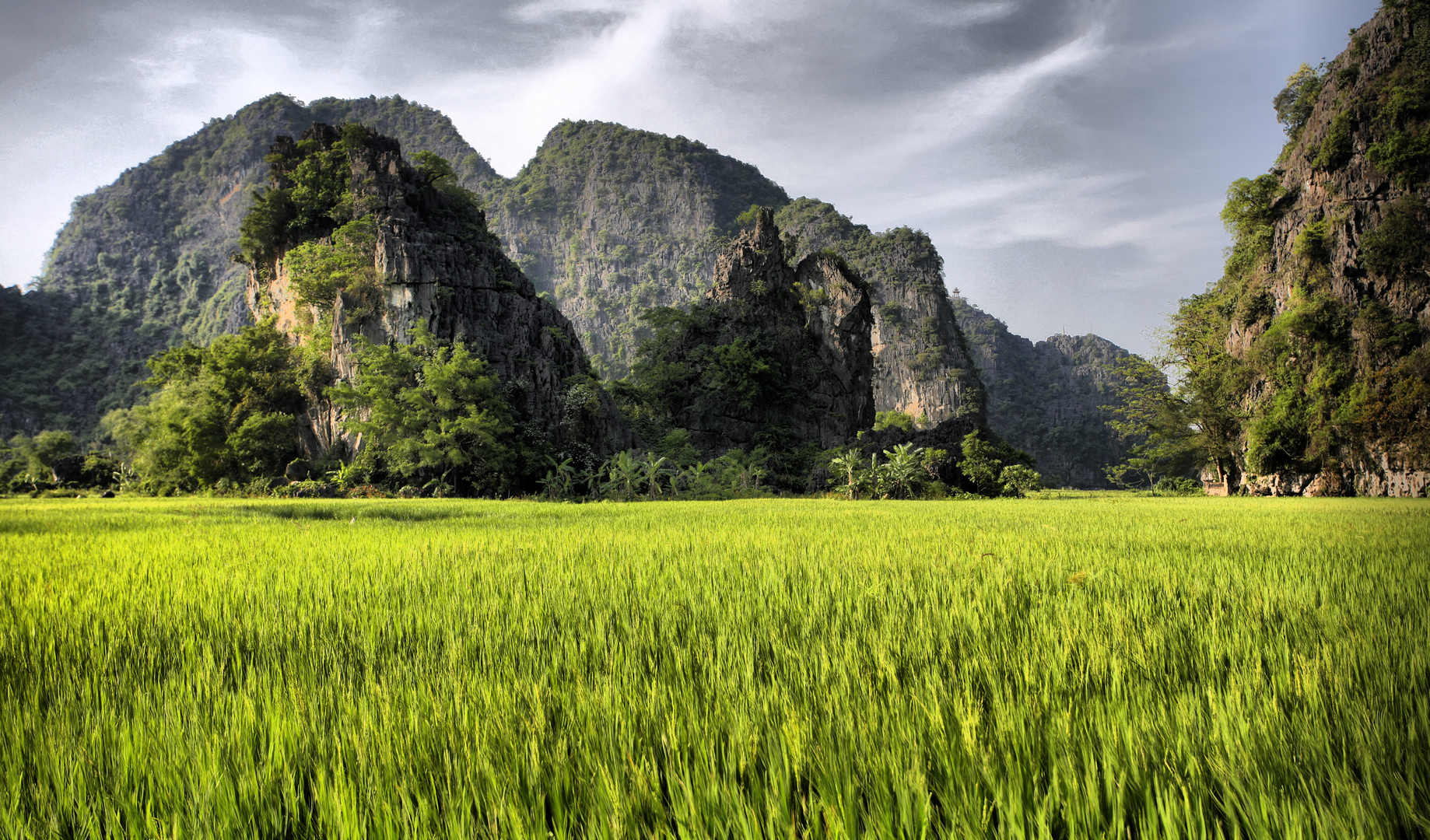 Trockene Halong Bucht