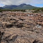 trockenes Flussbett unter der Sligachan Bridge