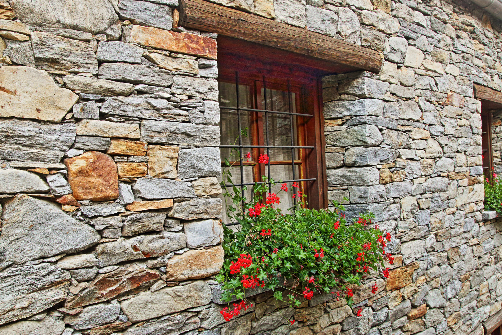 Trockenmauerwerk aus Granit