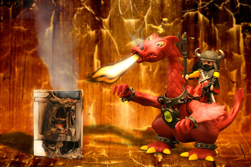 Trockner of Hell vs. PlaymobilDrache