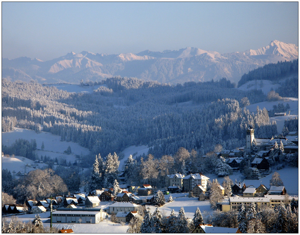 Trogen im Winterkleid (Kt. Appenzell AR)