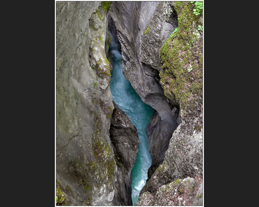 Trogschlucht der Kamniška Bistrica