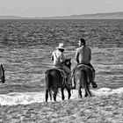 trois chevaux et trois cavaliers