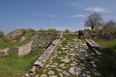 Troja - Die große Rampe und Mauerreste