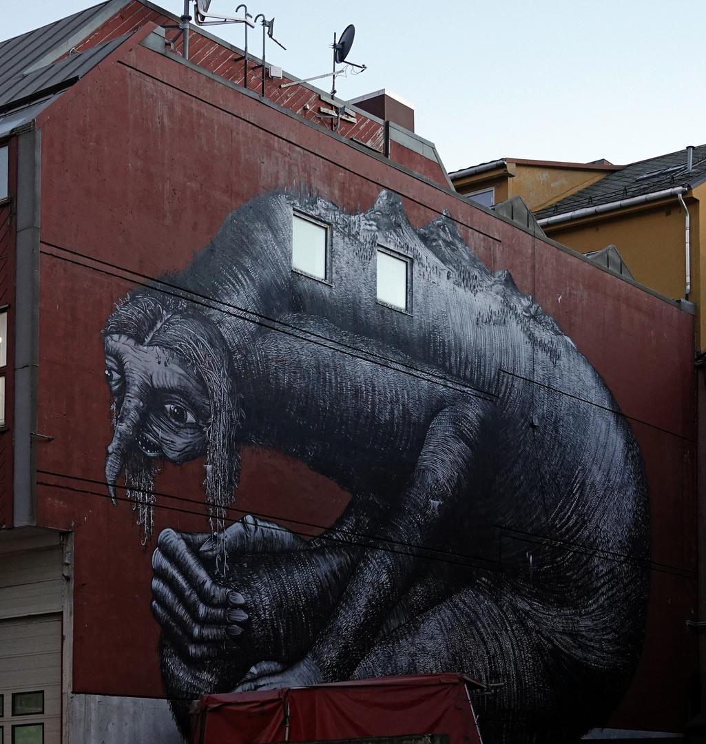 Troll - Streetart - Bodø - North Norway