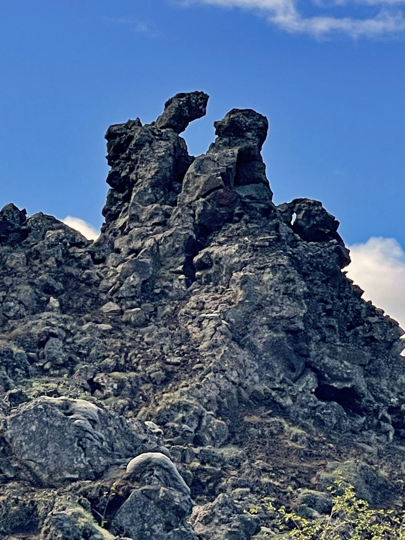 Trolle auf dem Dimmuborgir Lavafeld