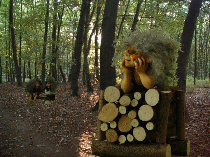 Trolle im Wald