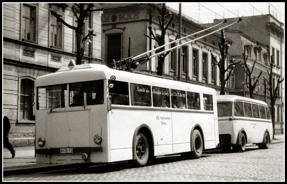 Trolleybus in Greiz