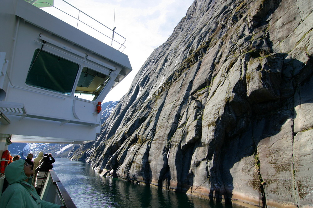 Trollfjord - jetzt wirds eng