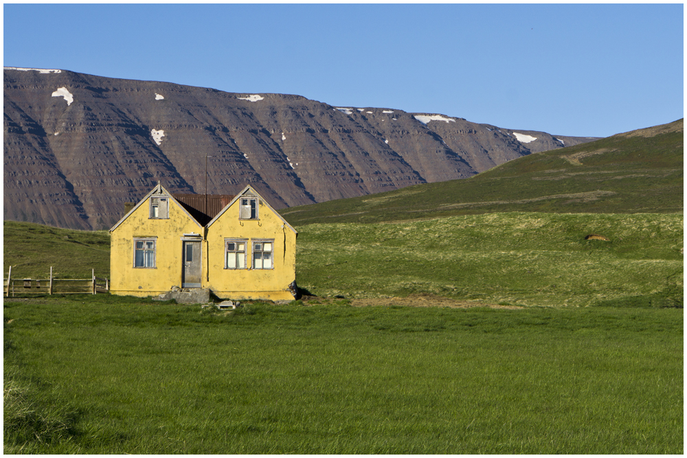 Trollhaus in Tröllaskagi