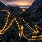 Trollstigen bei Nacht