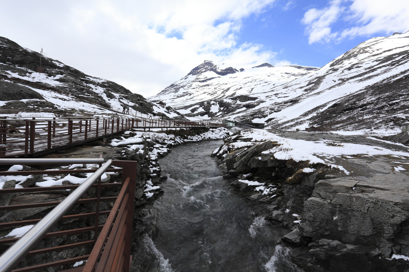 Trollstigen oben die neue Aussichtsplattform