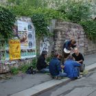 Trommler auf der Böhmischen Straße