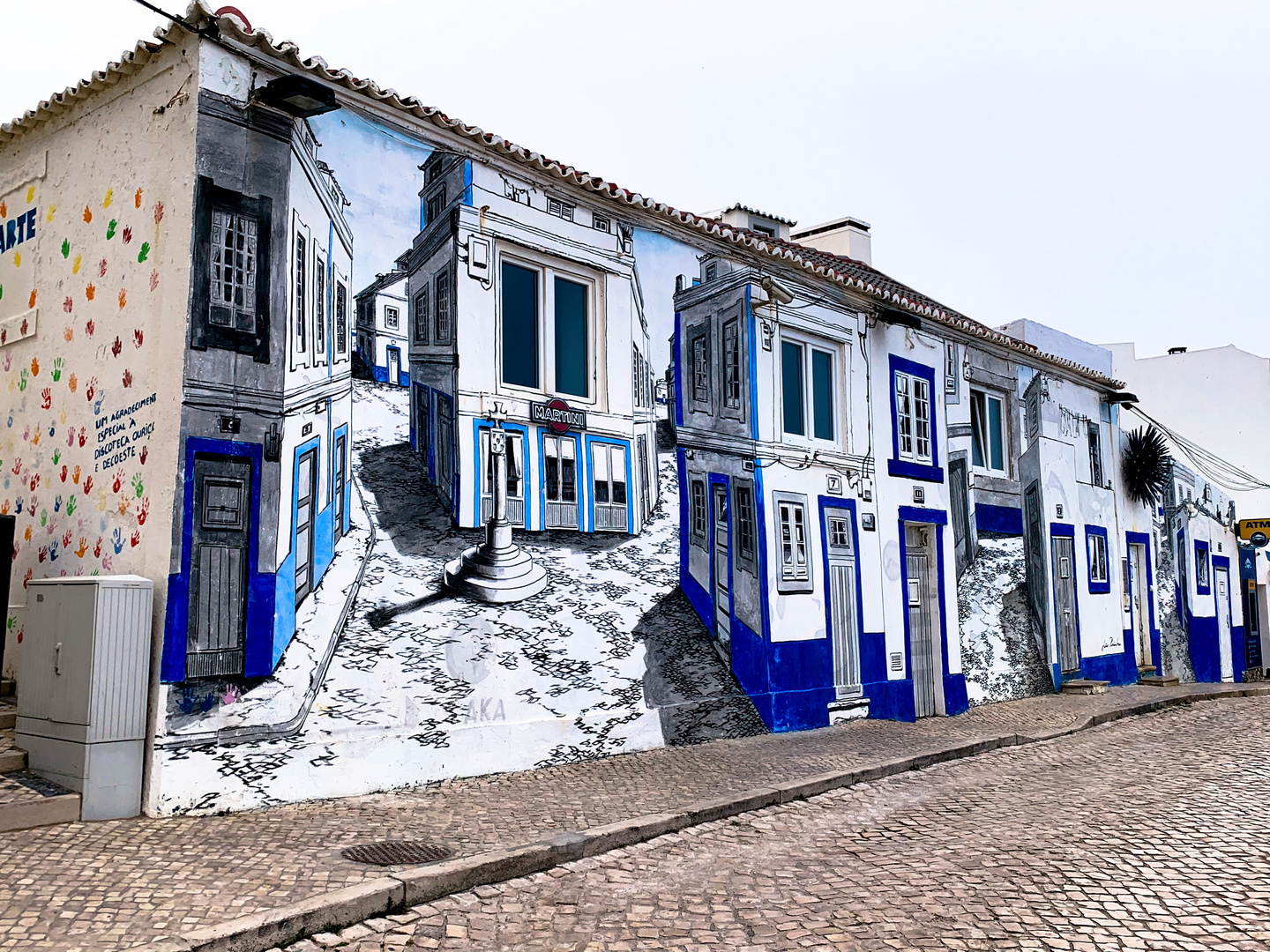 Trompe l’œil à Ericeira Portugal 