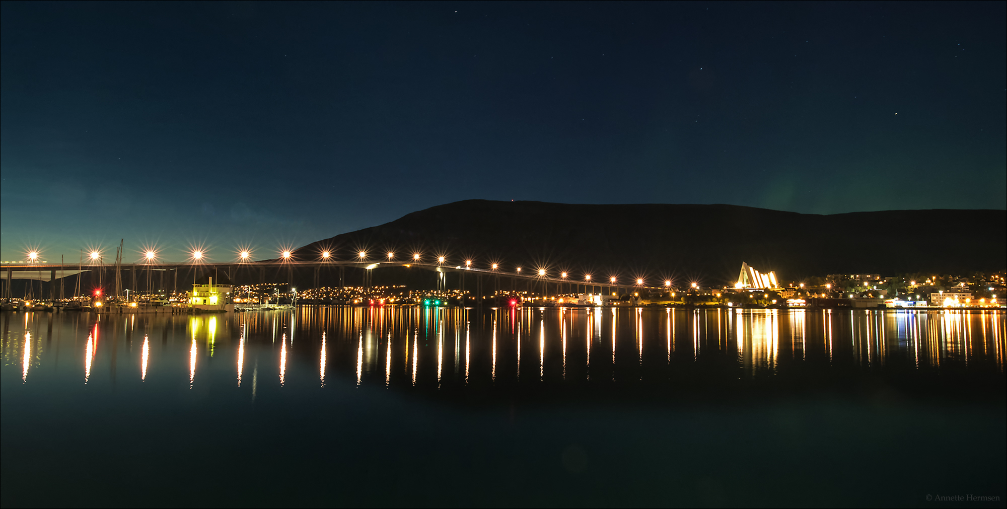 Tromsø at night