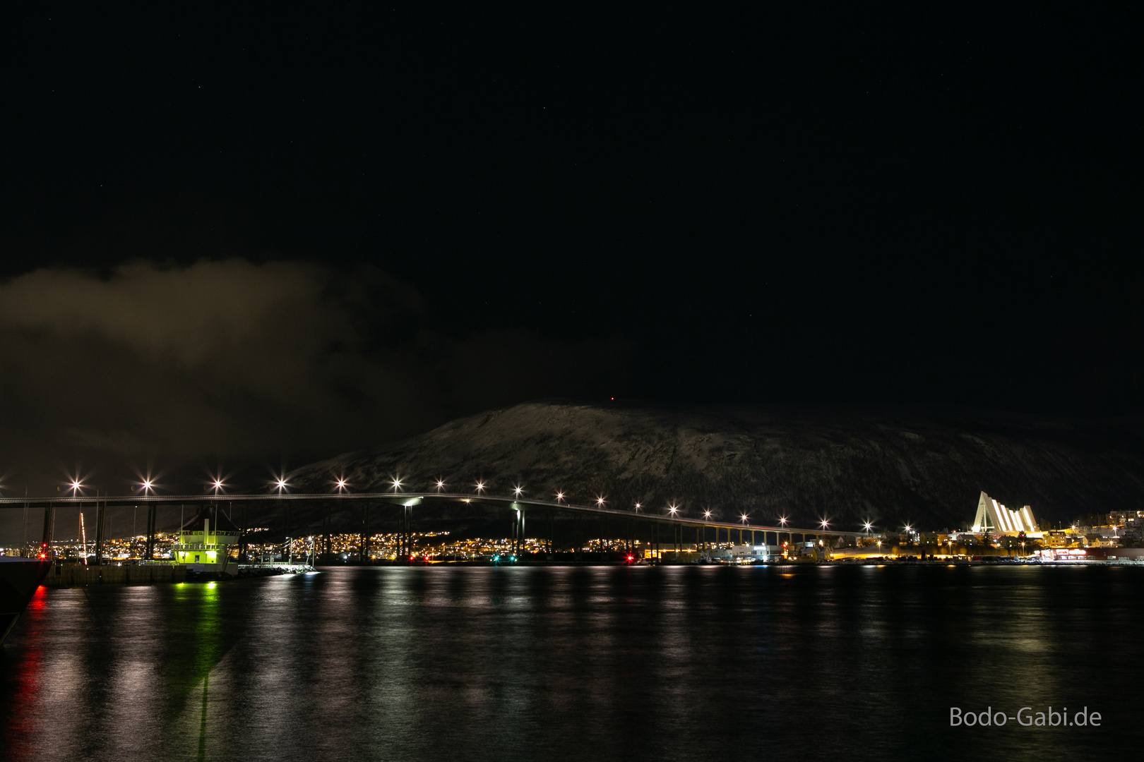 Tromsø bei Nacht