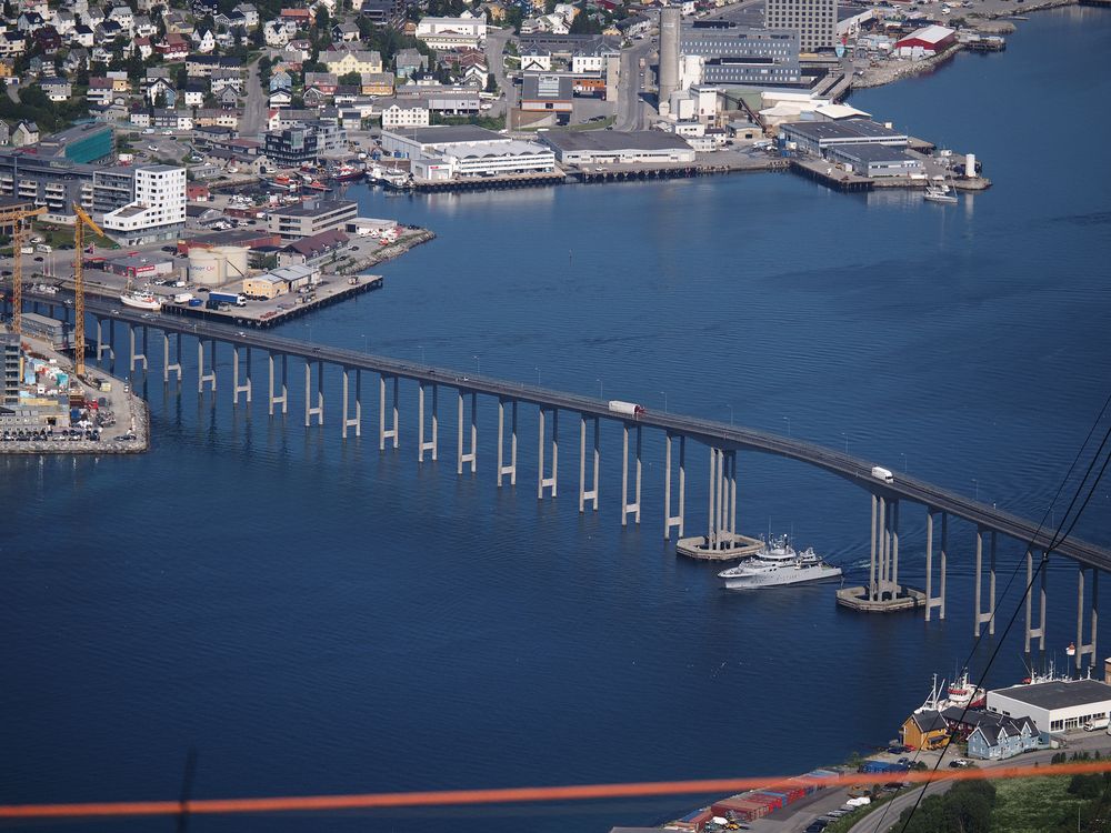 Tromsø-Brücke in Norwegen 2022 P6271134