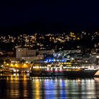 Tromsø, Hafen, 01:00 Uhr, Lichtermeer