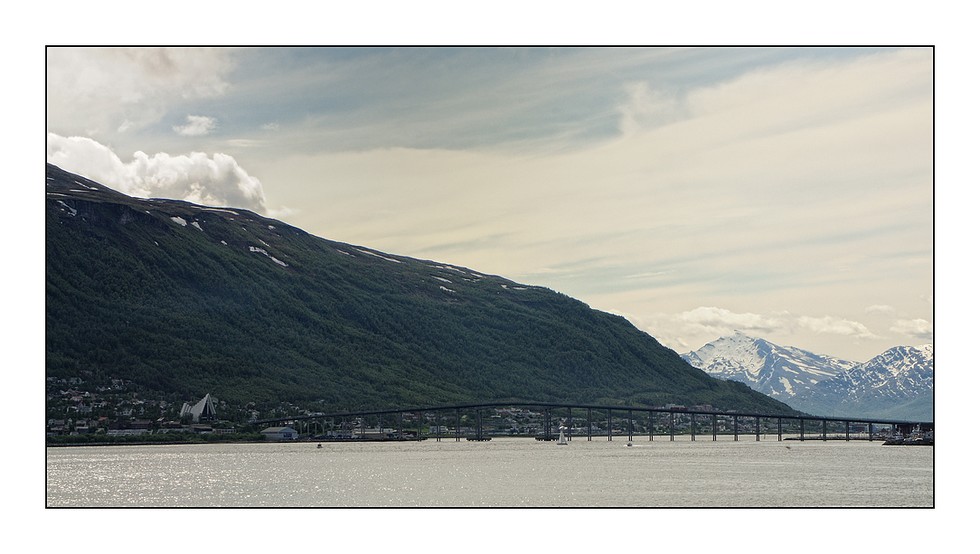 Tromsø im Gegenlicht