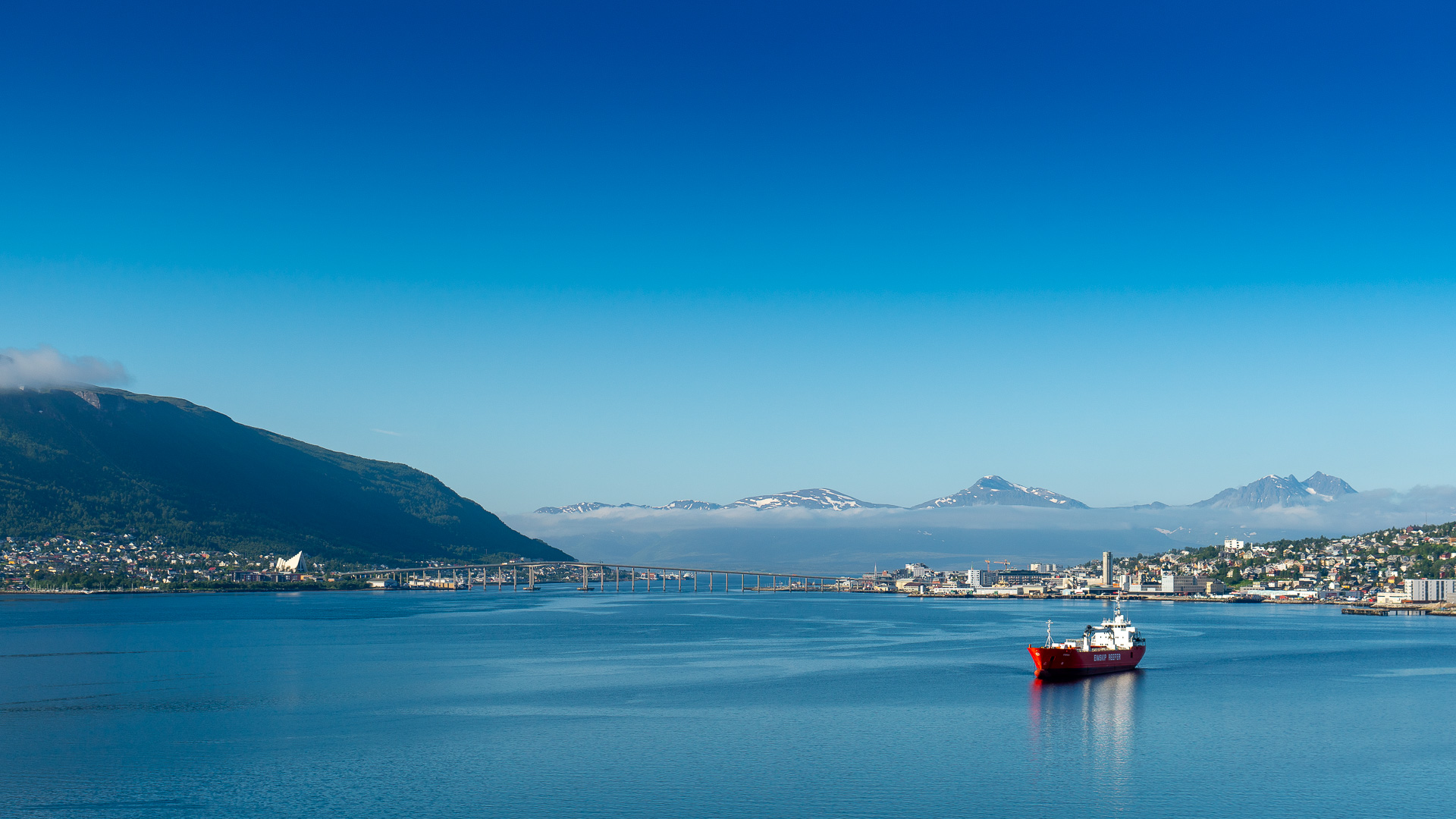 Tromsø in den Morgenstunden