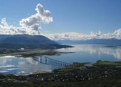 Tromsø mit Blick in den Ballsfjorden