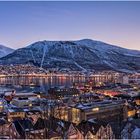 Tromsø Norwegen im polarem Tageslicht