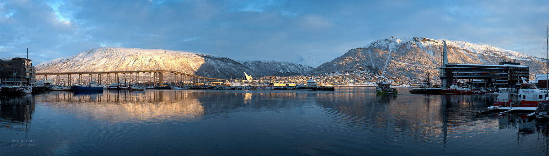 Tromsø - Pano vom Hafen