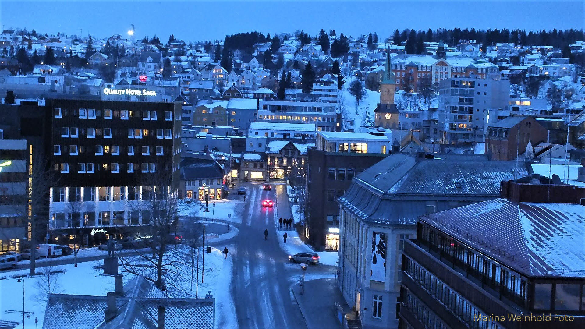 Tromsø Winter Dämmerung