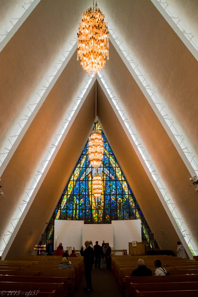 Tromso - 6 - Eismeerkathedrale - Altar