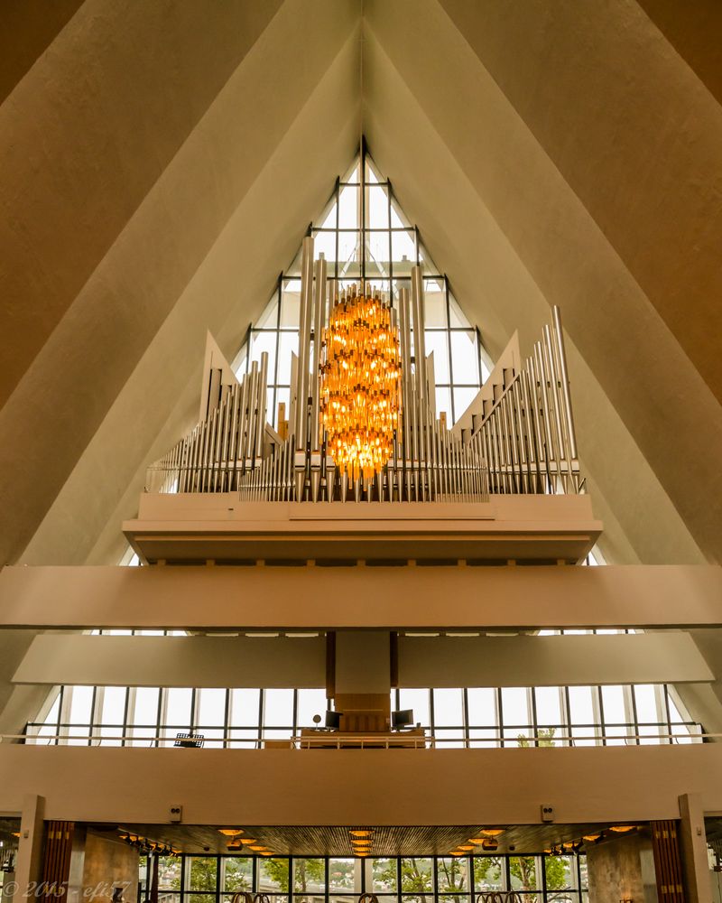 Tromso - 7 - Eismeerkathedrale - Orgel