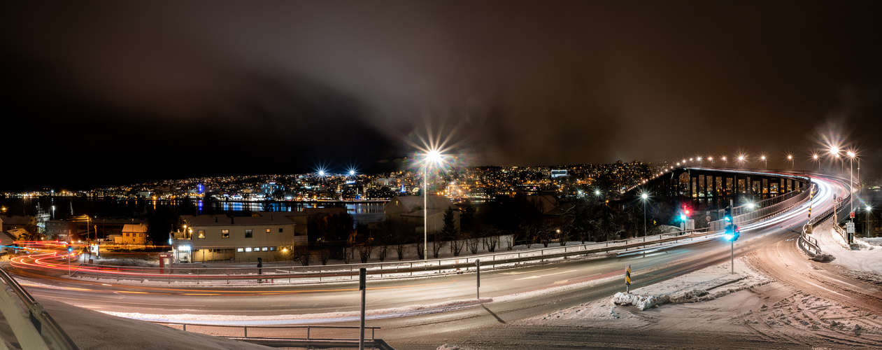 Tromso Panorama von der Eismeerkathedrale