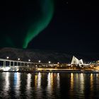 Tromso Polarlicht Eismeerkathedrale