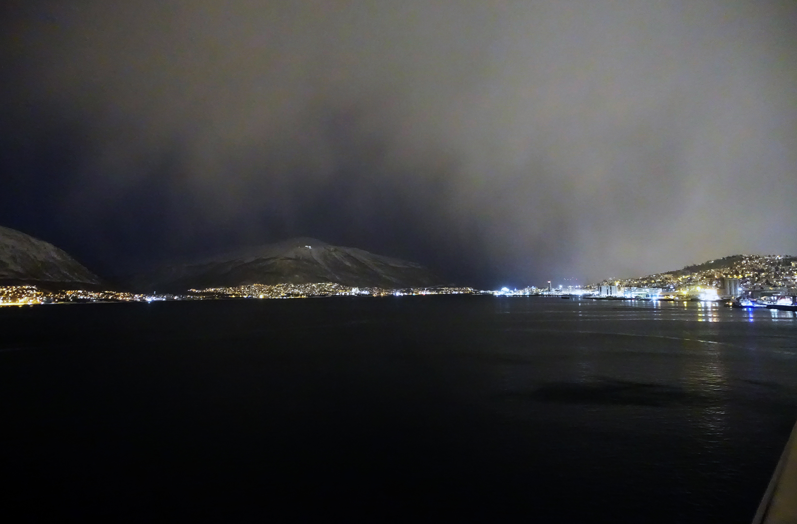 Tromsö bei Nacht 