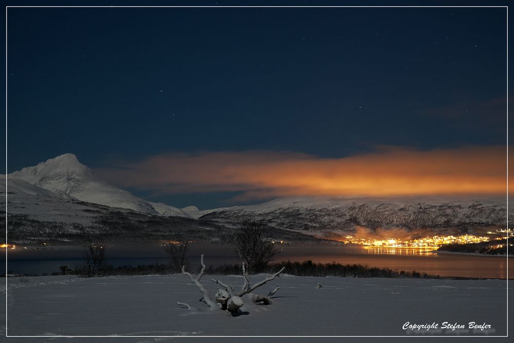 Tromsö bei Nacht