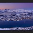 Tromsö in der Dämmerung (200° Pano)