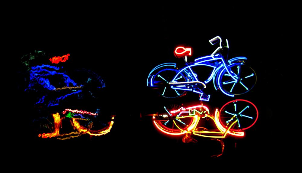 TRON - Fahrrad .... 4 D by Biggi C. 