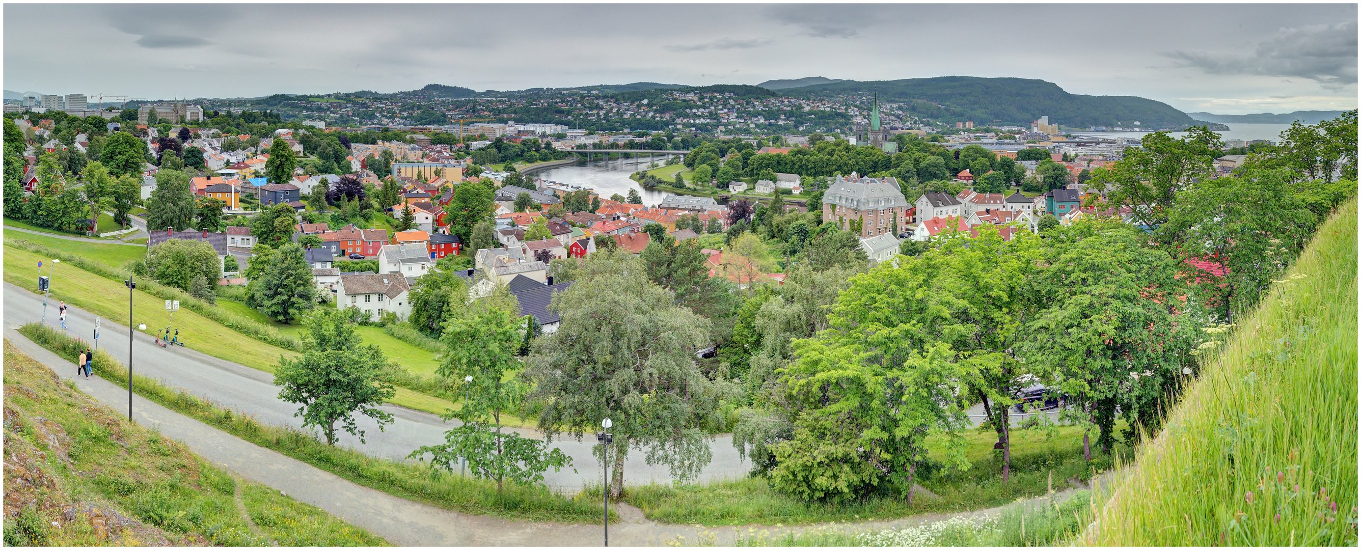 Trondheim 2023-07-06 von oben