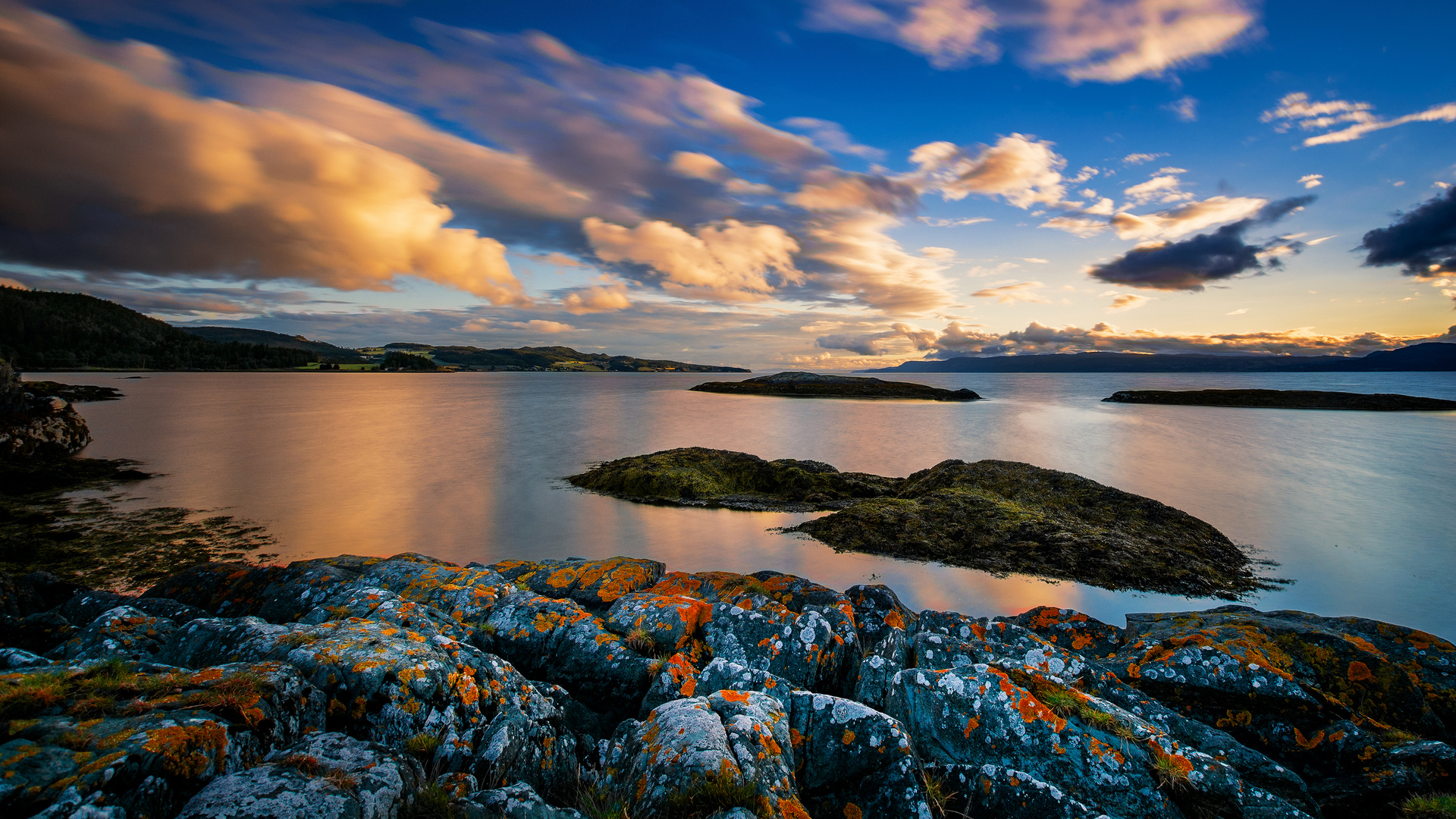 Trondheim Fjord Sunset