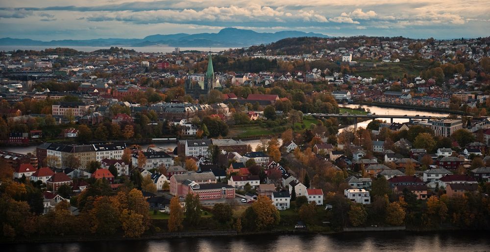 Trondheim im Herbst