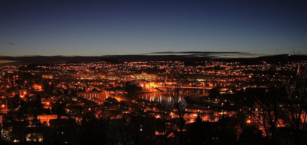 Trondheim om natten