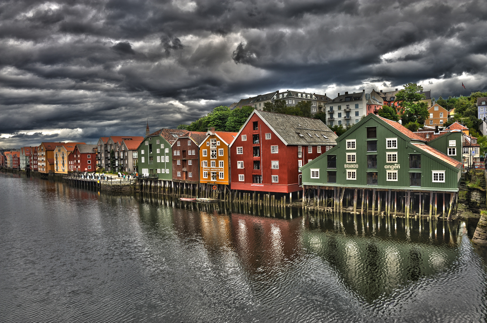 Trondheim Speicher am Nidelv