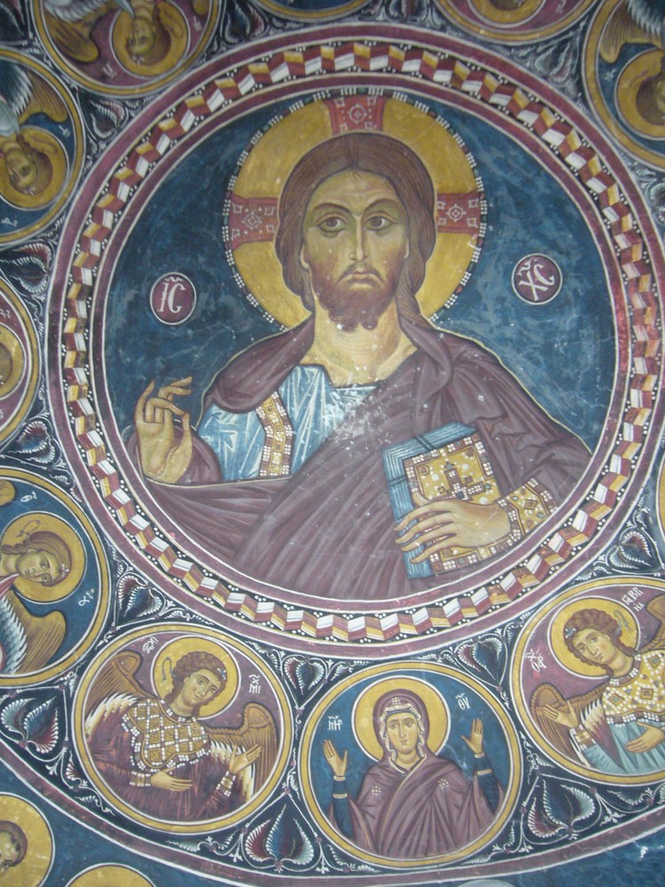 Troodos; Panagia Phorviotissa church: Fresco